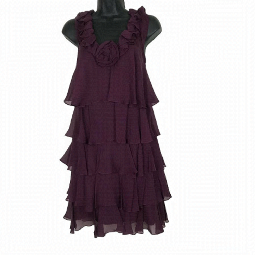 Rebecca Taylor Beautiful 100% Silk Vintage Dress Size 0